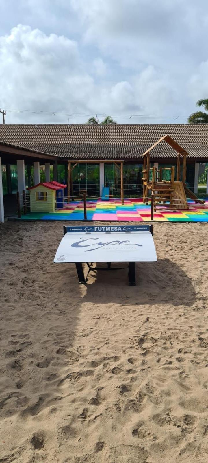 Luxuoso Flat 3 Quartos, Terreo, No Cupe Beach Living - Beira Mar De Pôrto das Galinhas Eksteriør billede