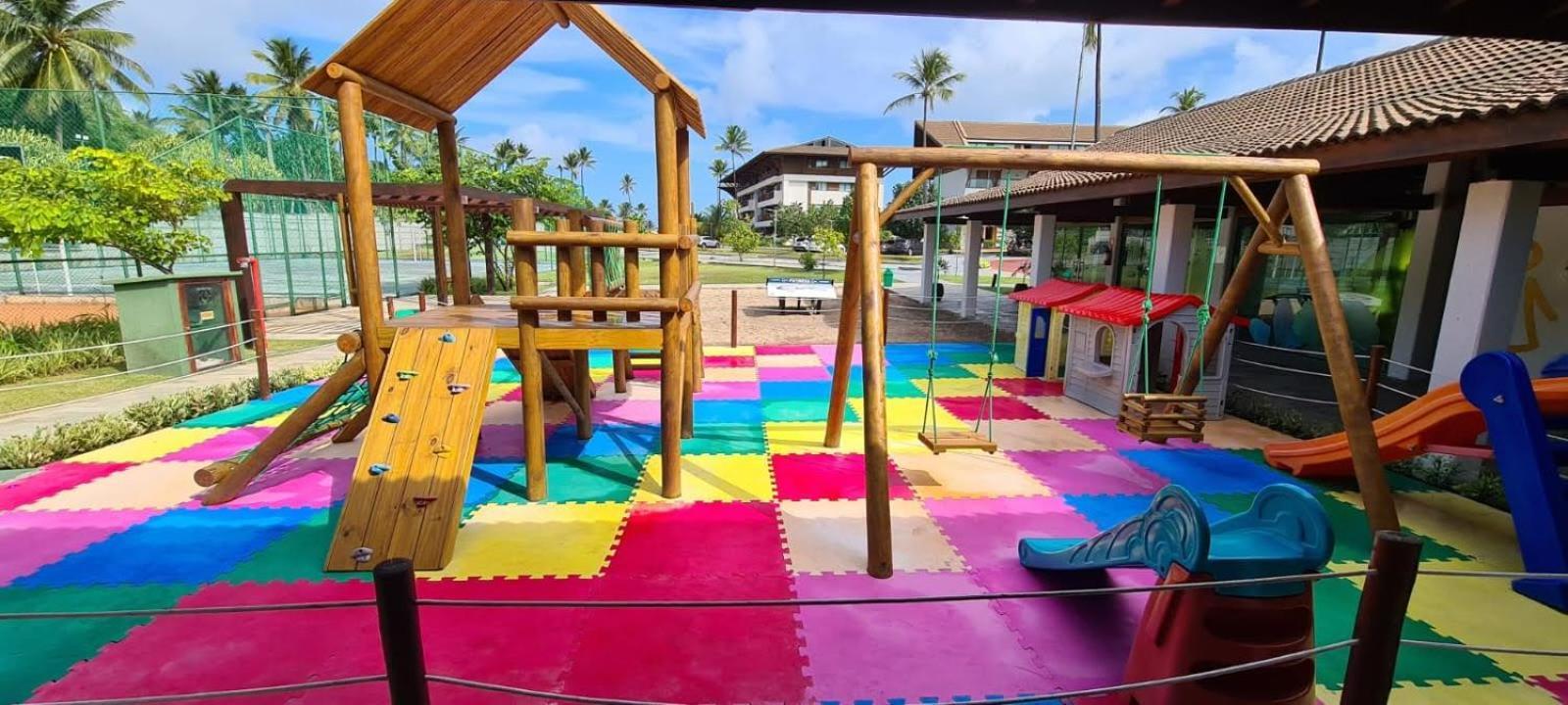 Luxuoso Flat 3 Quartos, Terreo, No Cupe Beach Living - Beira Mar De Pôrto das Galinhas Eksteriør billede