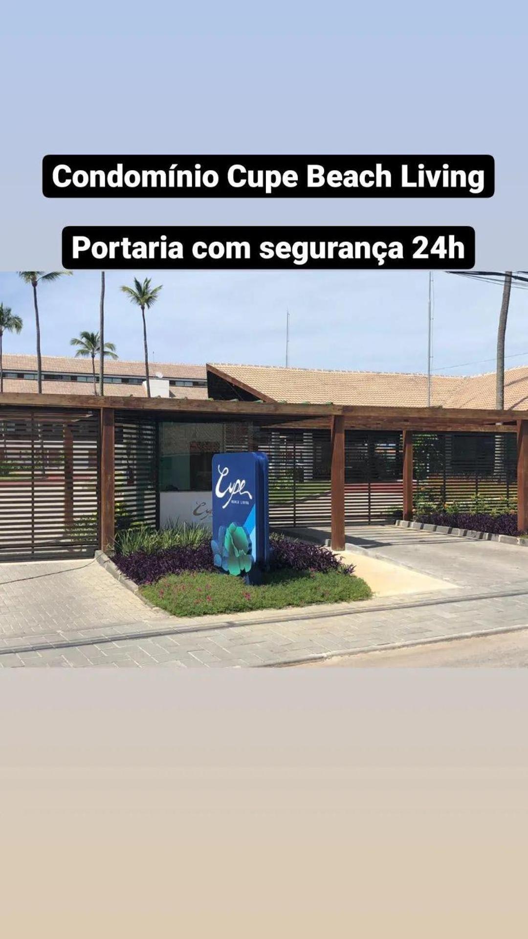 Luxuoso Flat 3 Quartos, Terreo, No Cupe Beach Living - Beira Mar De Pôrto das Galinhas Eksteriør billede